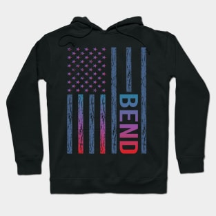 Blue Red Flag - Bend Hoodie